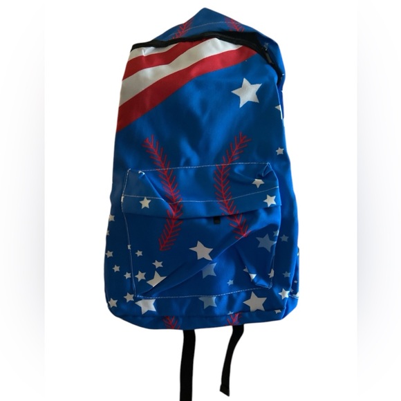 Blue Star Pattern Backpack - Picture 1 of 1